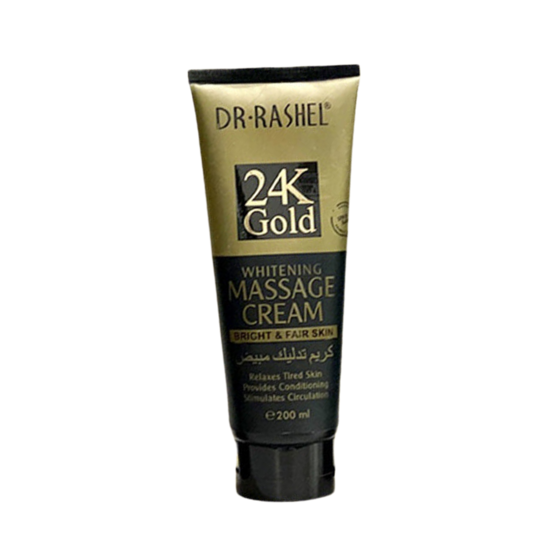 DR.RASHEL 24K GOLD WHITENING MASSAGE CREAM 200ML