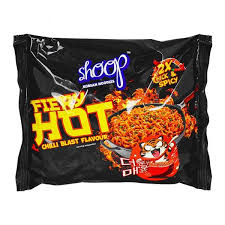 SHOOP NOODLES FIERY HOT KOREAN CHILLI BLAST 140GM