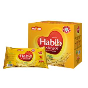 HABIB COOKING OIL 1KG POUCH CTN