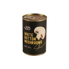 SUN GOLD WHITE BUTTON MUSHROOMS SLICES 400GM