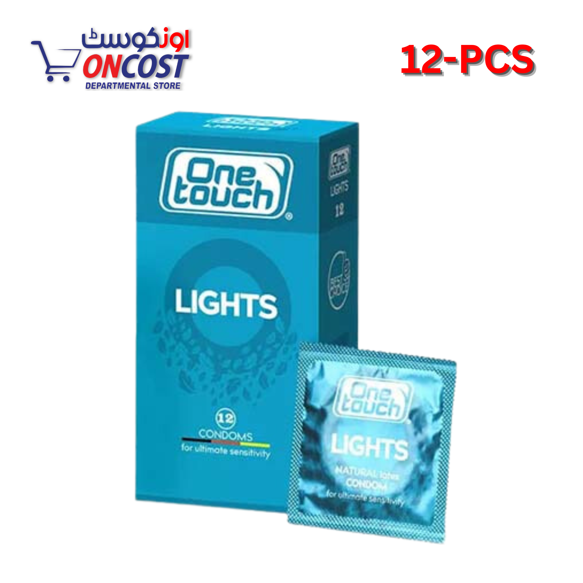 ONE TOUCH LIGHTS CONDOM 12PCS