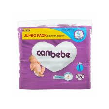 CANBEBE DIAPERS NEW BORN NO1 2-5KG 84PCS