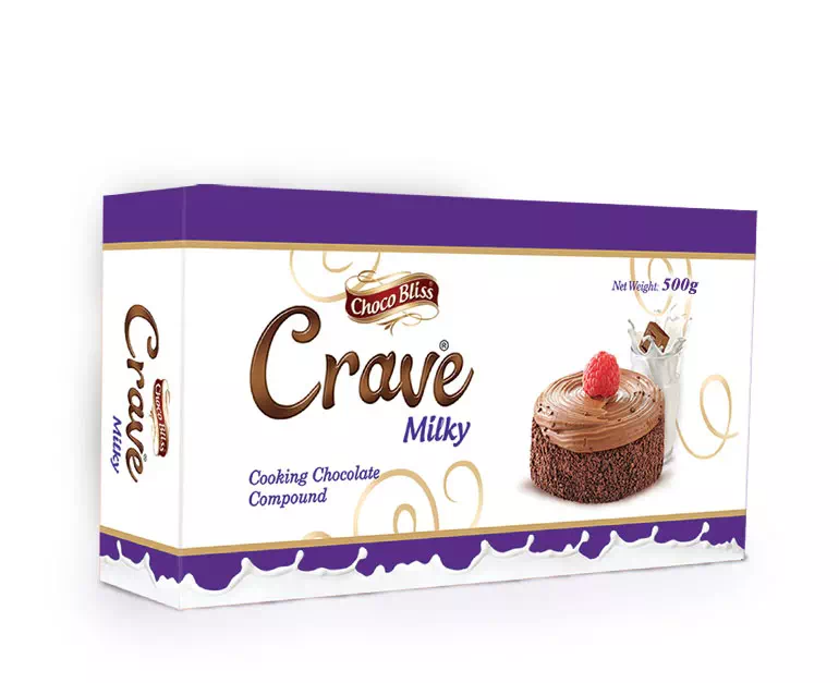 YUNGS CHOCO BLISS CRAVE MILKY CHOCOLATE COMPOUND 500GM