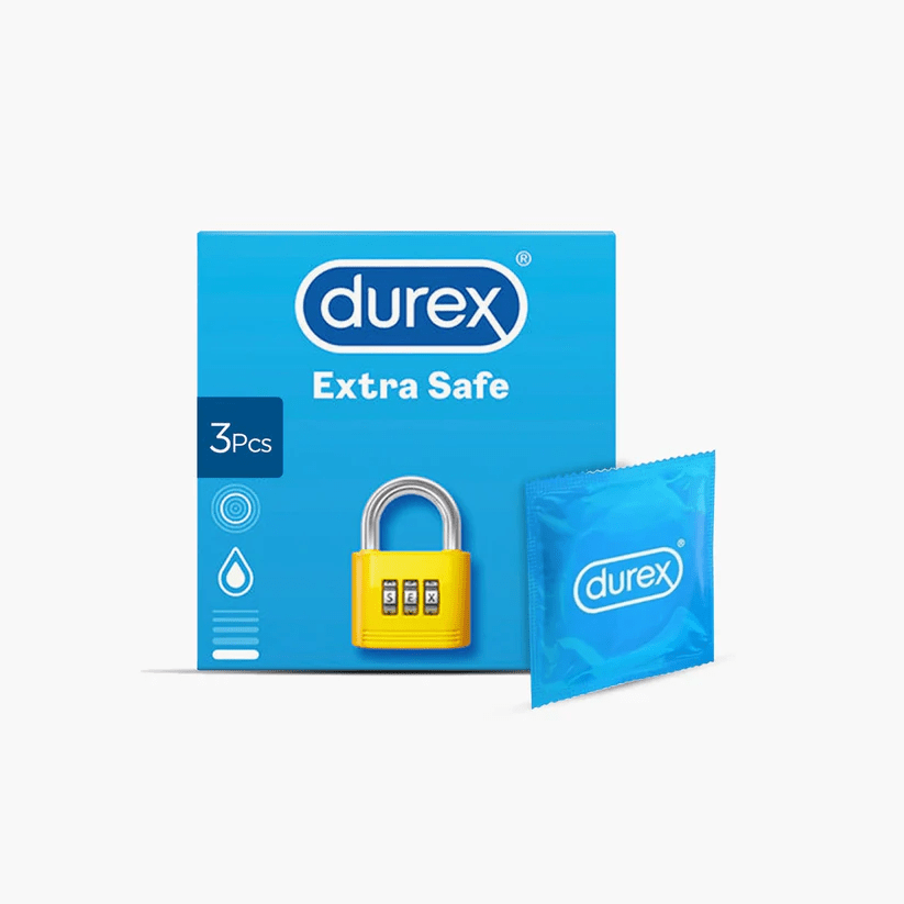 DUREX EXTRA SAFE CONDOM 3PCS