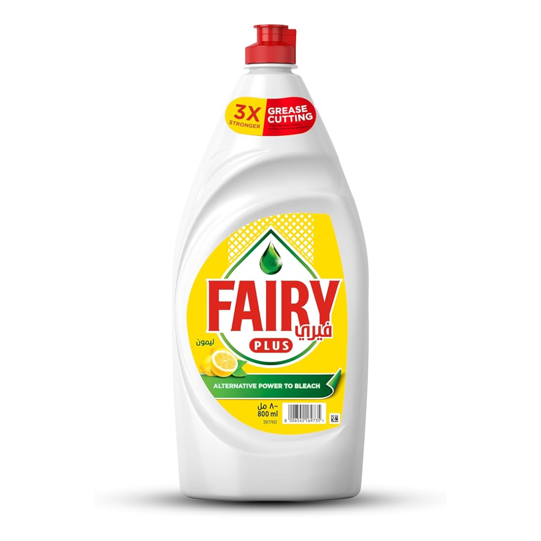 FAIRY LEMON DISHWASHING LIQUID 800ML