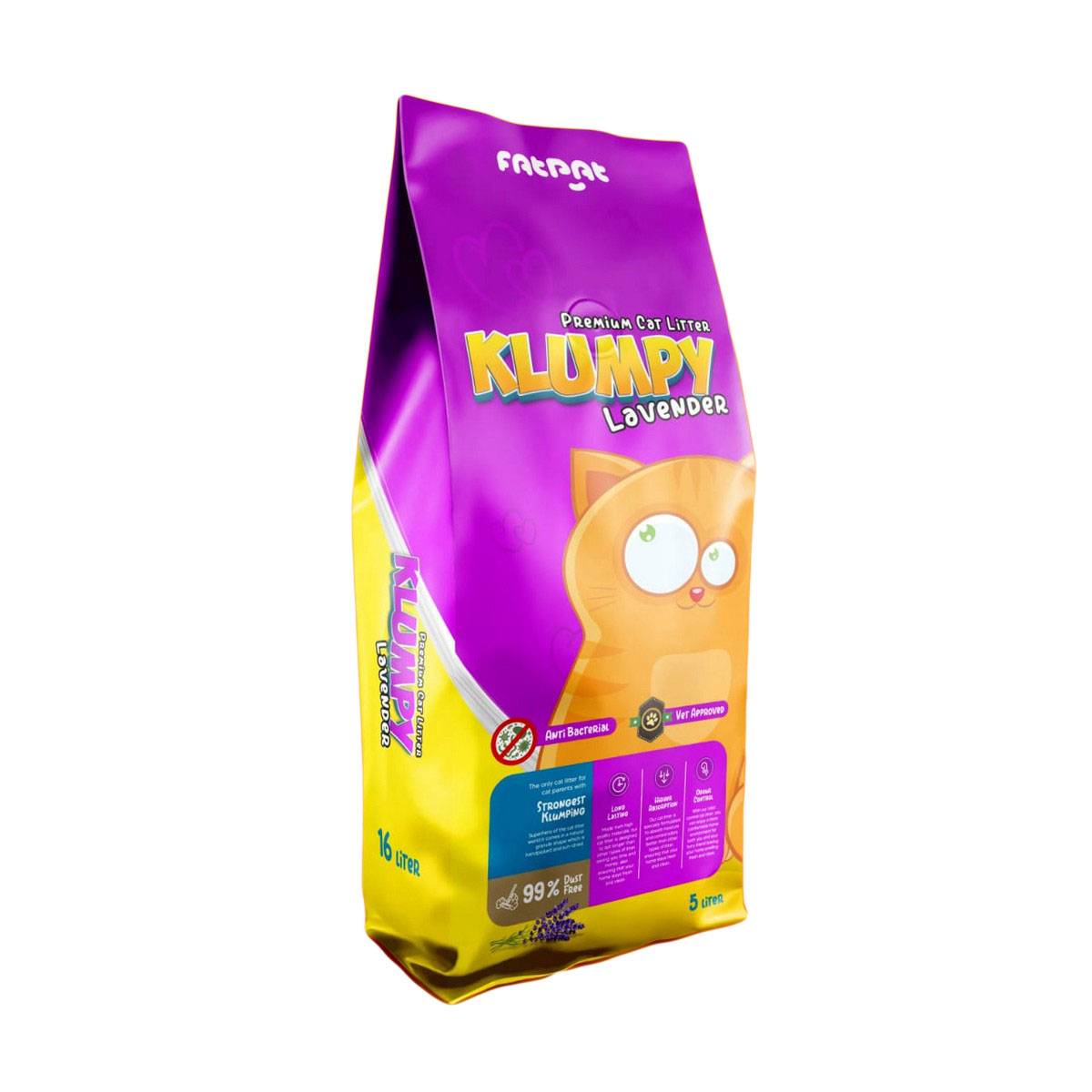 KLUMPY PREMIUM CAT LITTER LAVENDER 5LTR