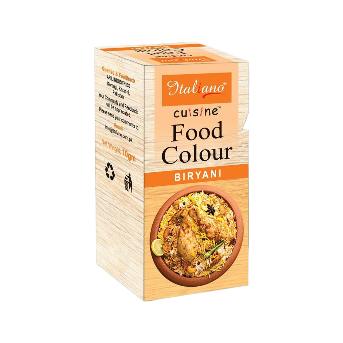 ITALIANO FOOD COLOUR BIRYANI 10GM