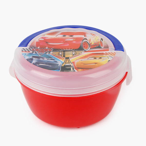 CARS PLASTC LUNCH BOX 2 LAYER TRANSPARENT COVER