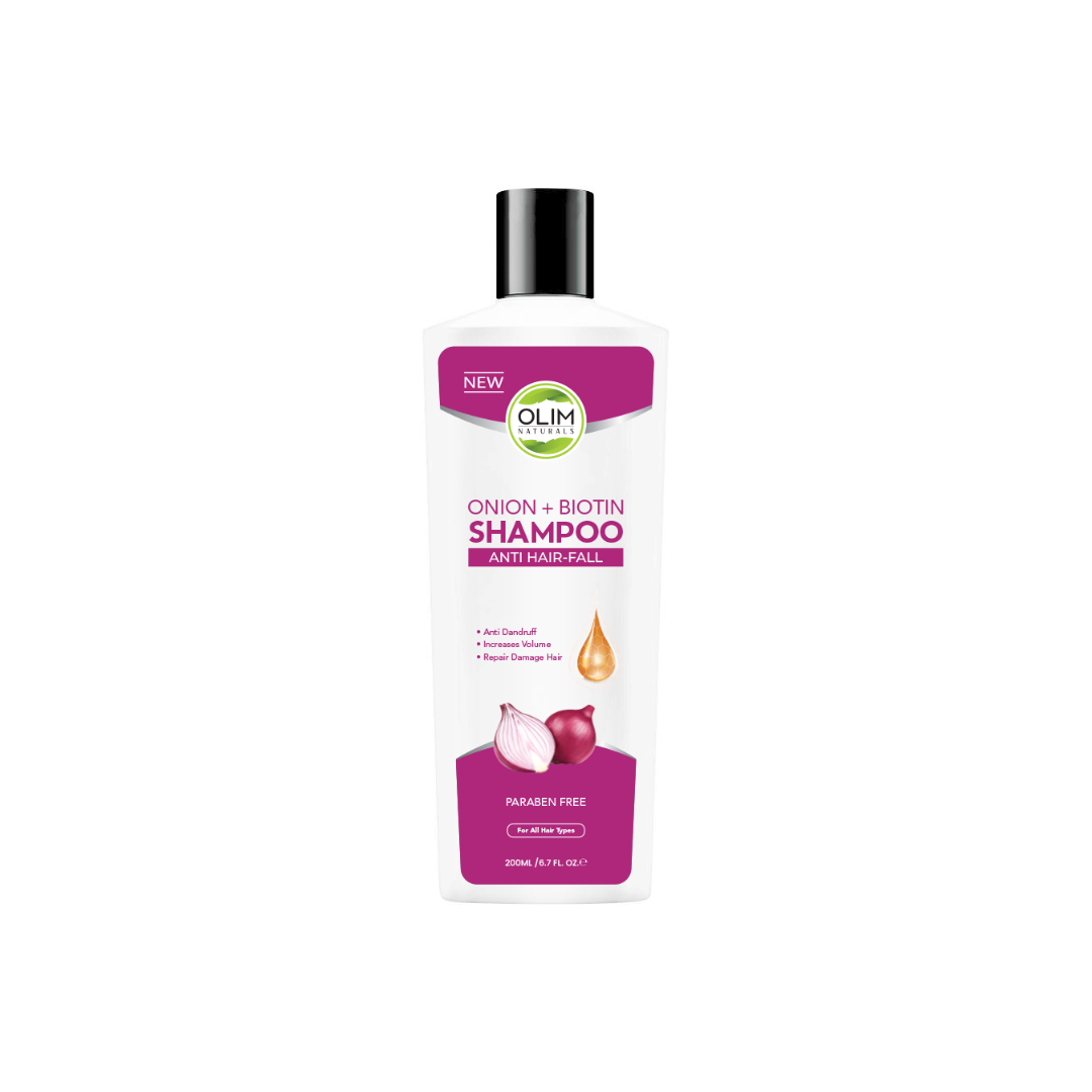 OLIM ONION + BIOTIN SHAMPOO ANTI HAIR-FALL 200ML