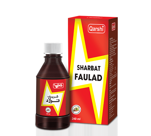 QARSHI HERBAL SYRUP SHARBAT FAULAD 240ML