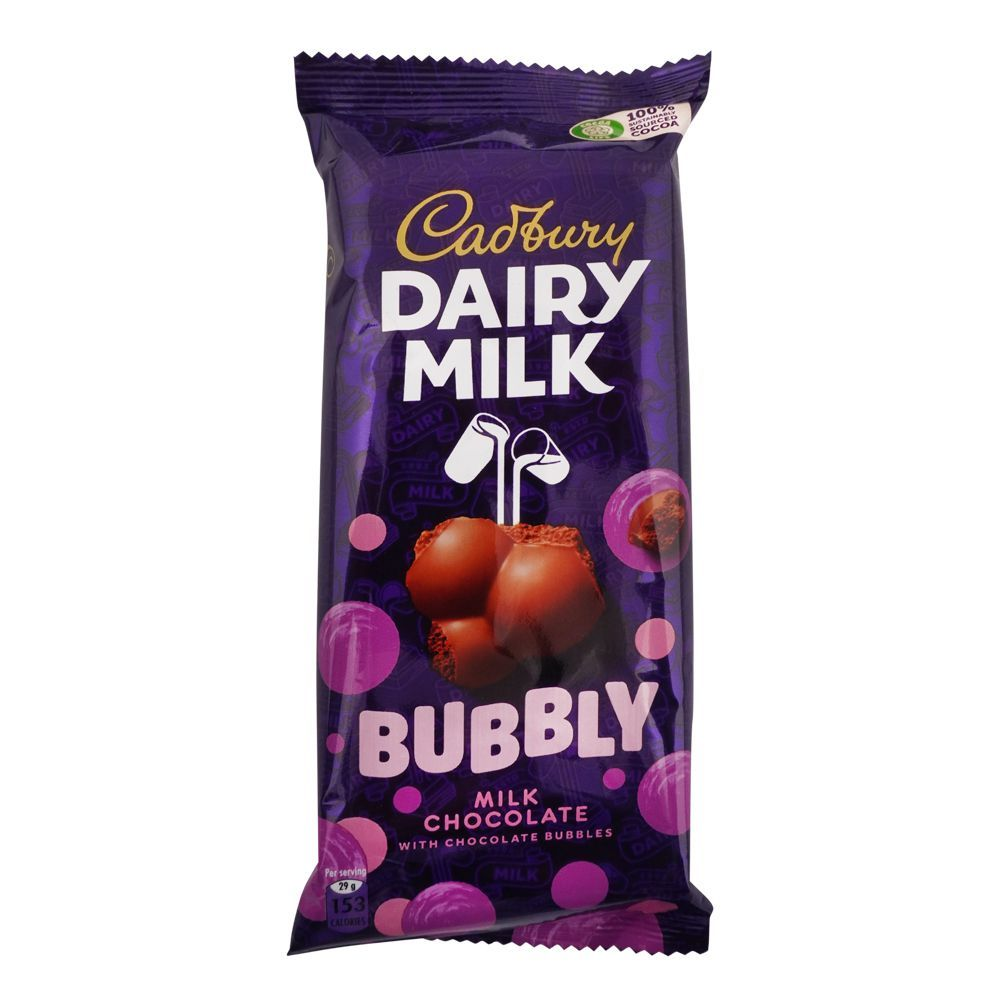 CADBURY DAIRY MILK CHOCOLATE BUBBLY 87GM