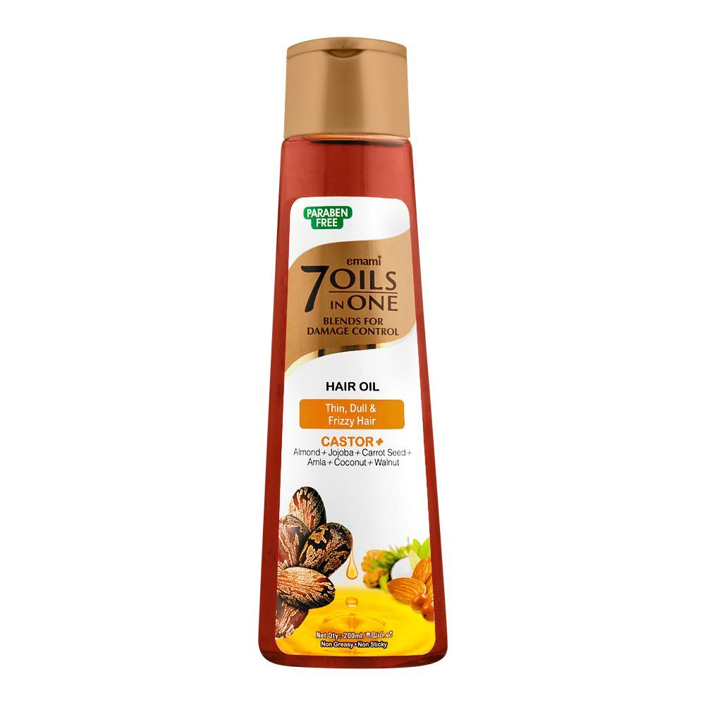 EMAMI 7 OILS IN ONE HAIR OIL CASTOR+ 200ML