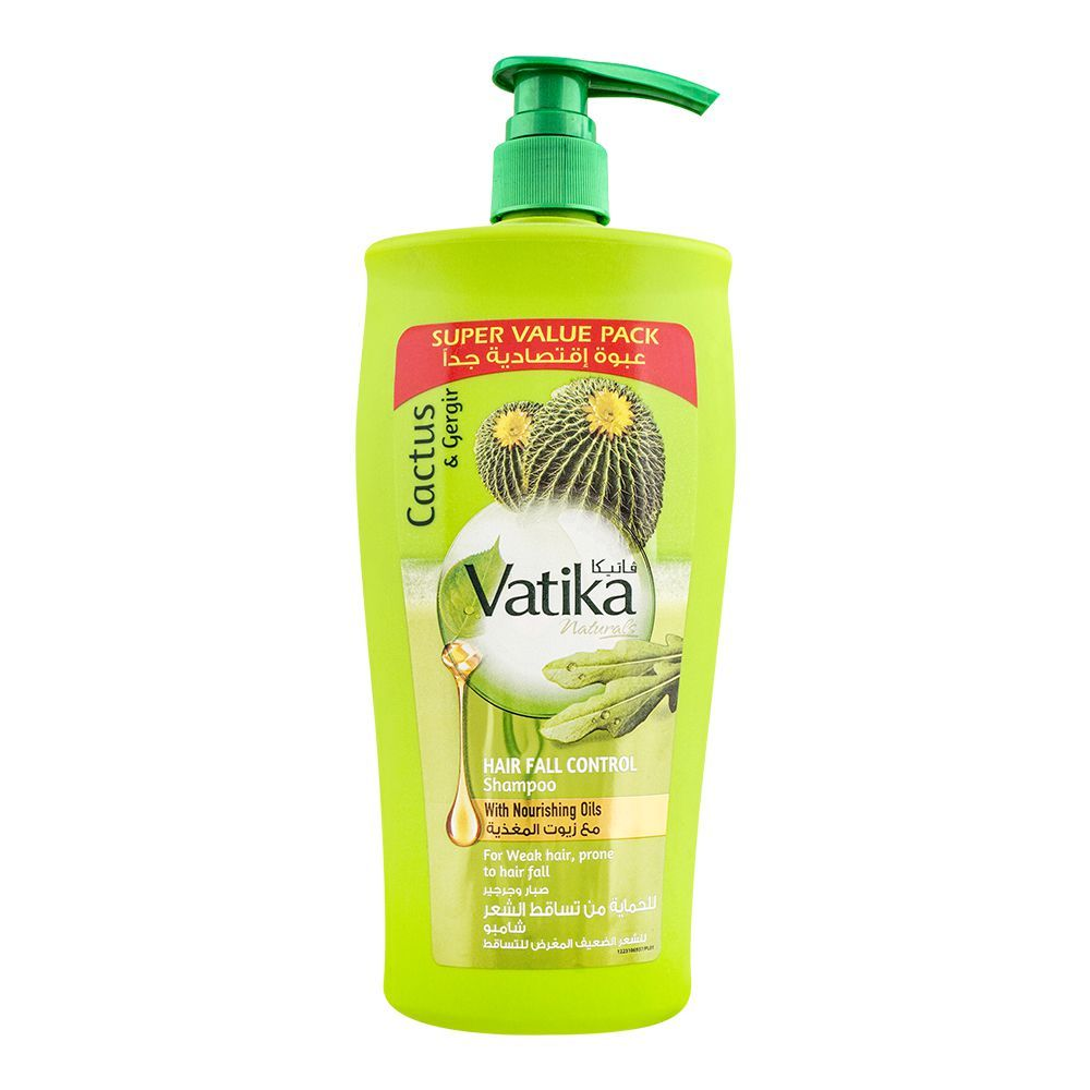 VATIKA SHAMPOO CACTUS & GERGIR HAIR FALL CONTROL 650ML