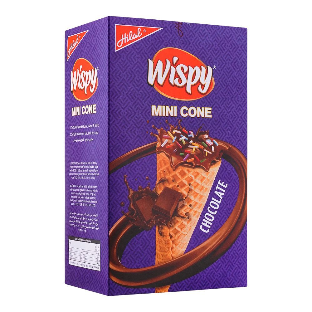 HILAL WISPY MINI CONE CHOCOLATE 13GM 30PCS BOX