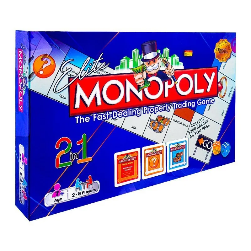 ELITE MONOPOLY 2IN1