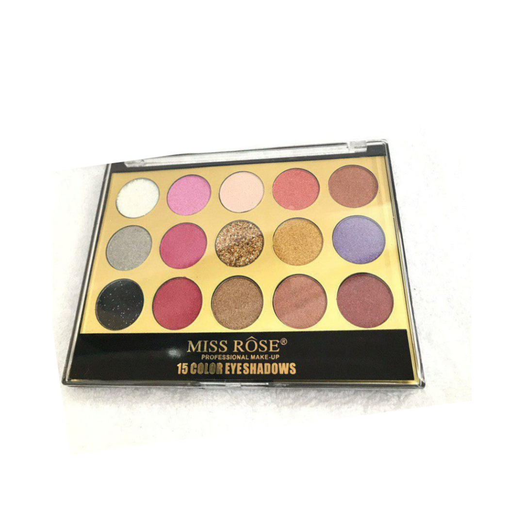 MISS ROSE 15 COLOR EYESHADOW KIT-02