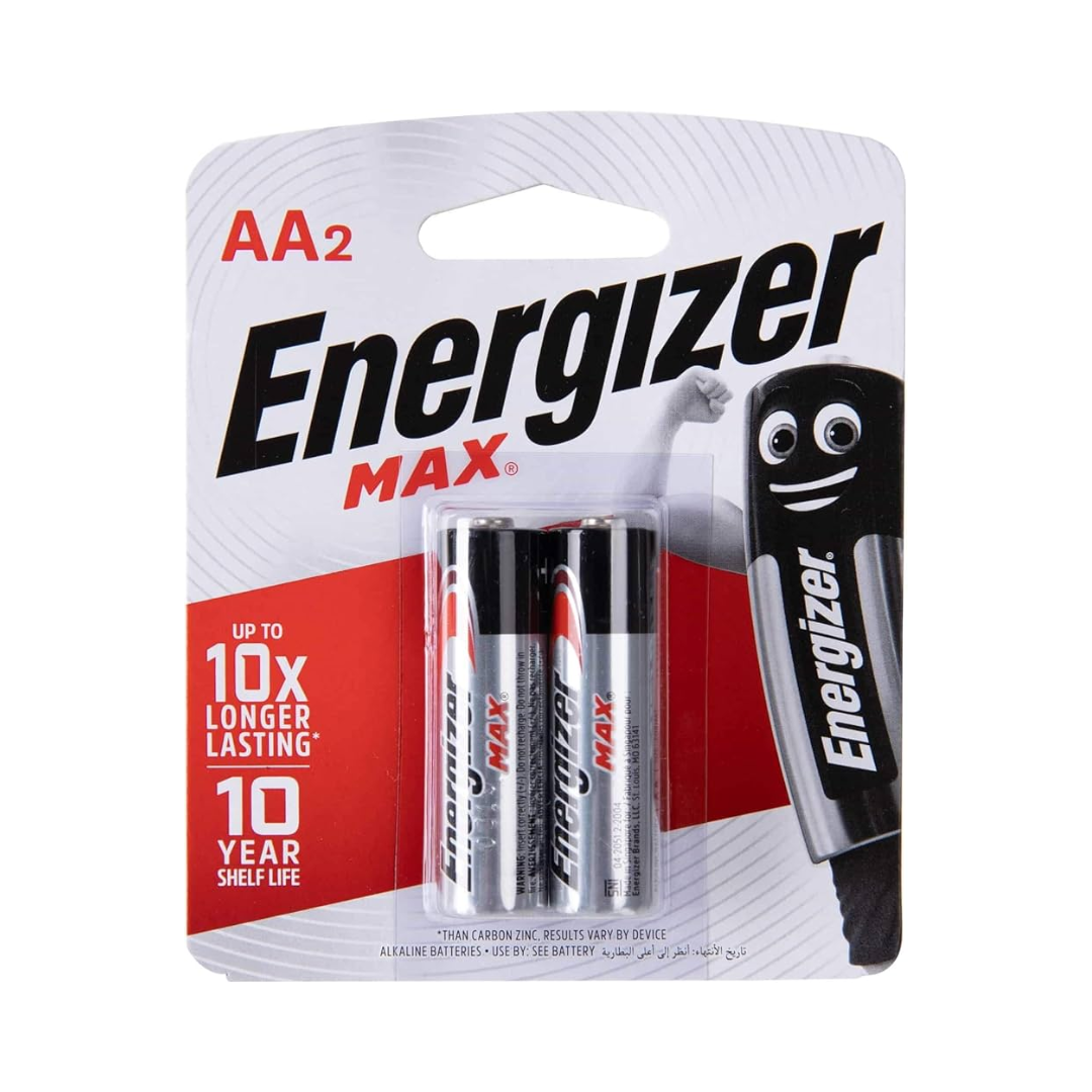 ENERGIZER MAX AA BATTERIES X2-PCS