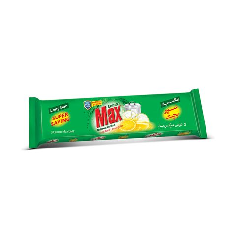 LEMON MAX DISHWASH LONG BAR 265GM