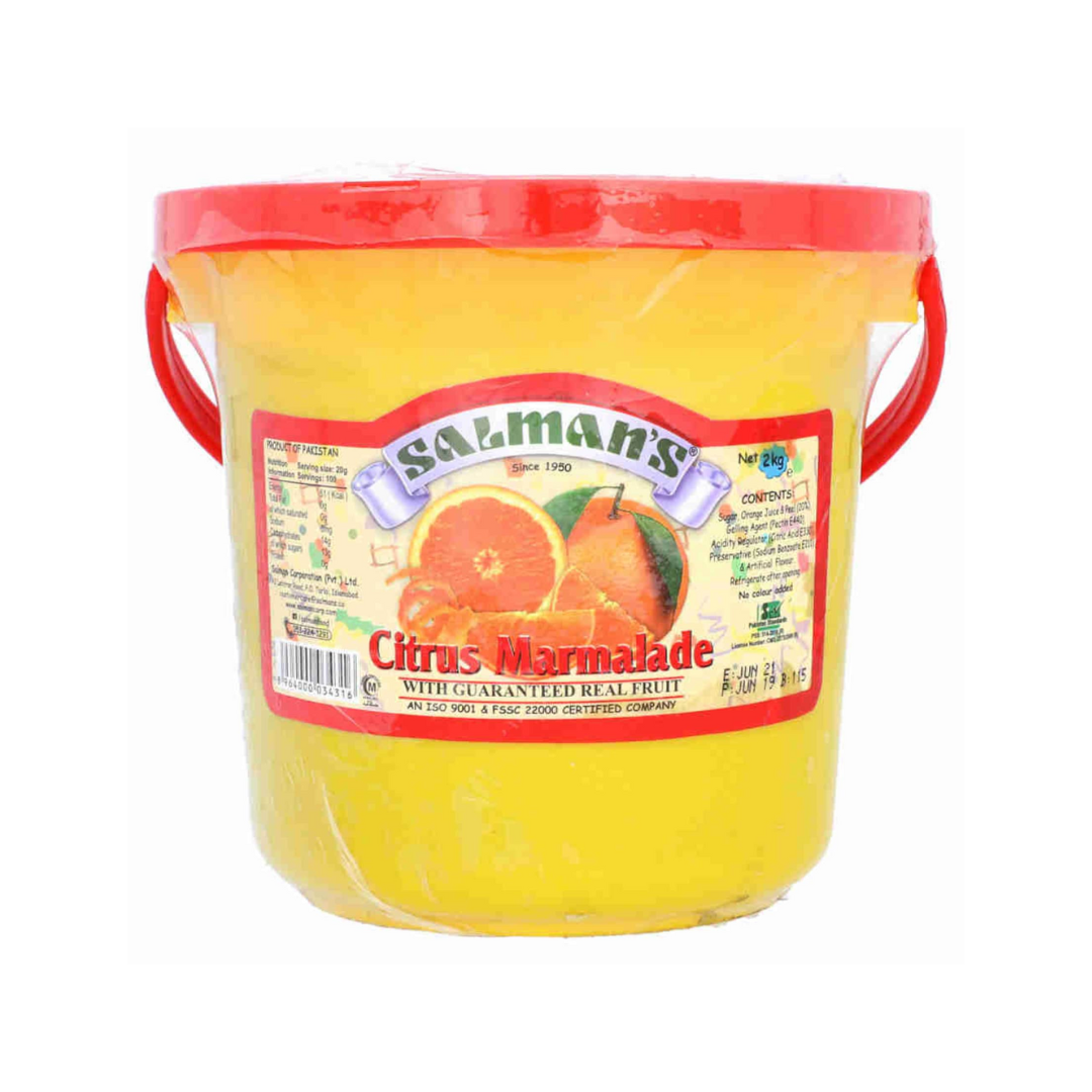 SALMANS CITRUS MARMALADE JAM BUCKET 2KG