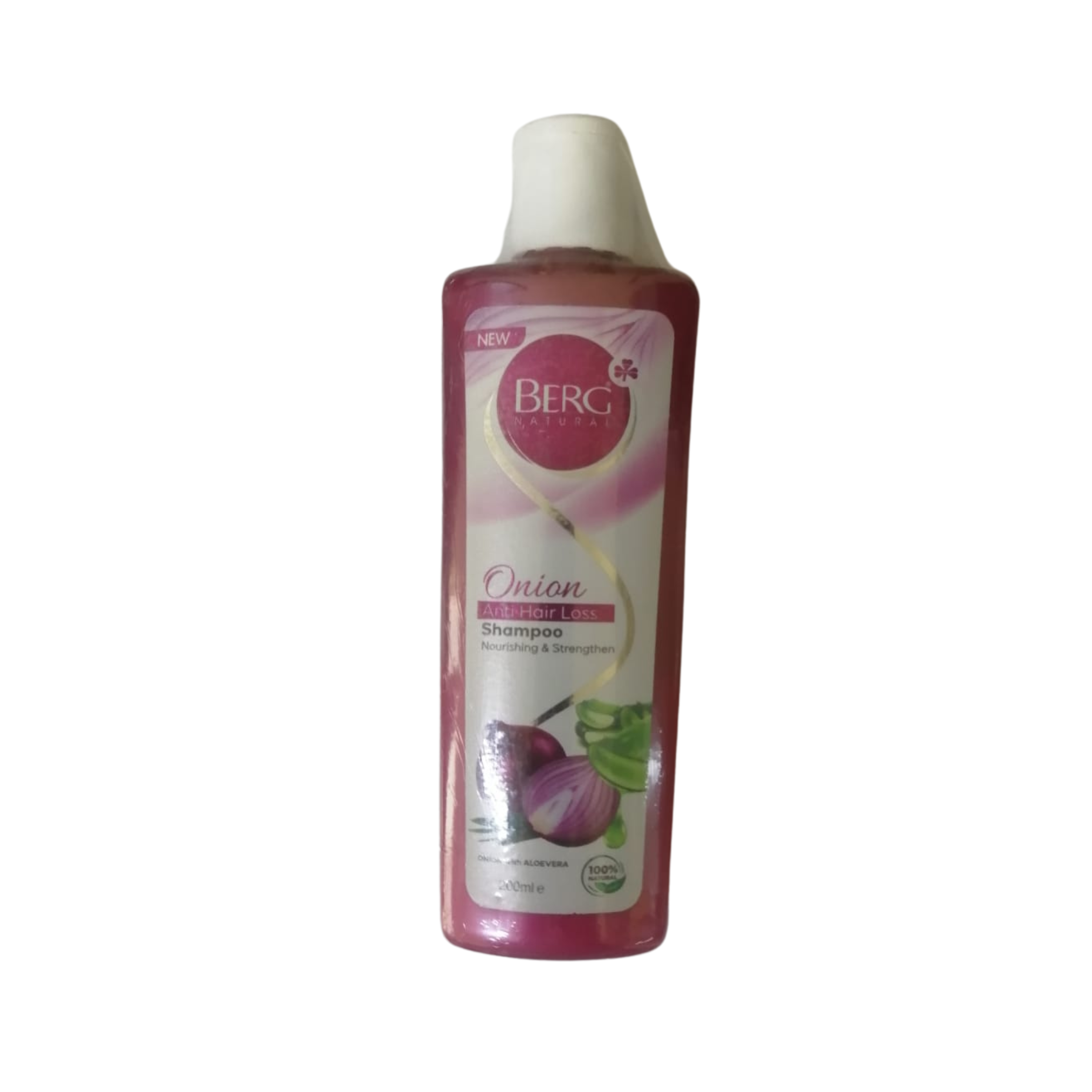 BERG ONION WITH ALOEVERA ANTI HAIR LOSS SHAMPOO 110ML