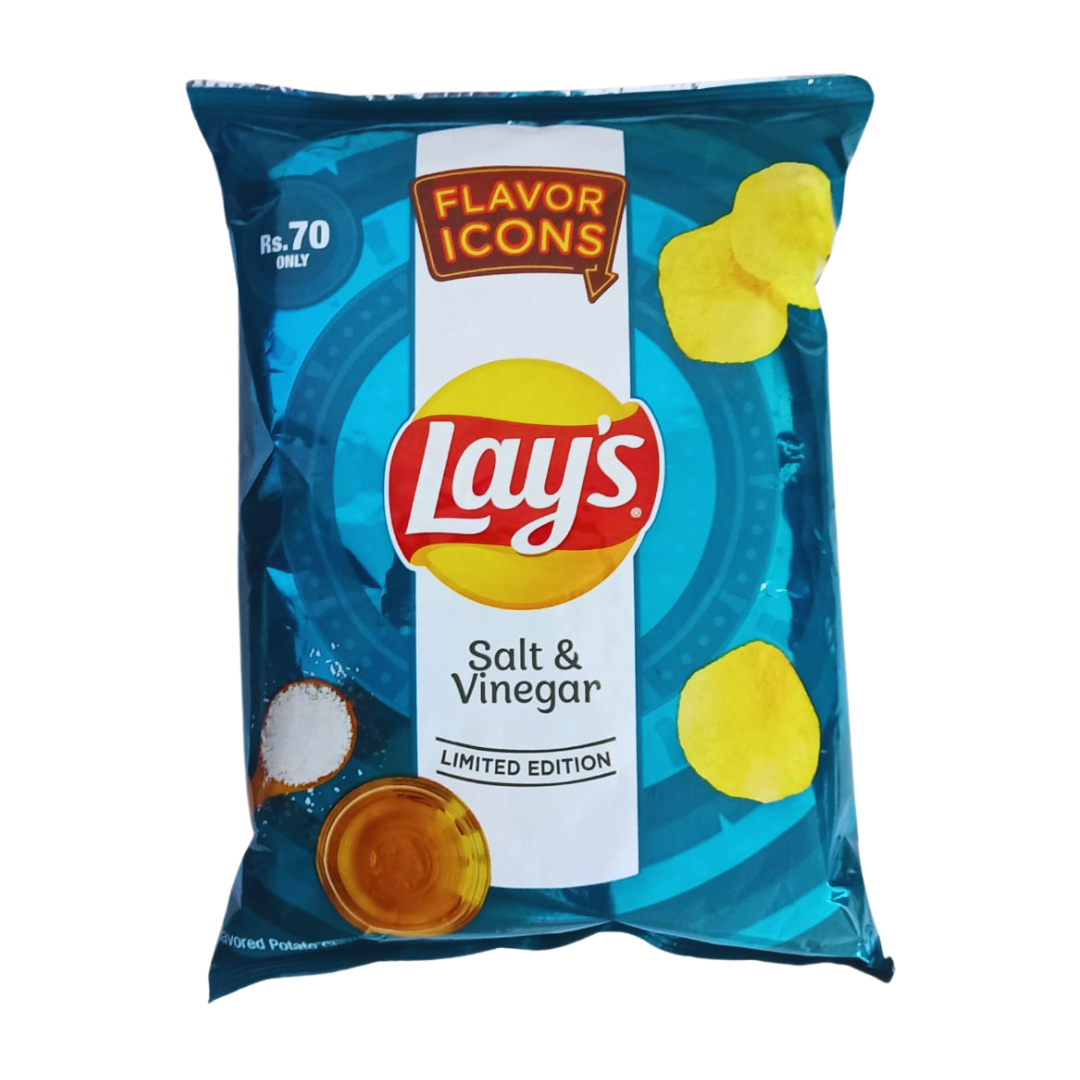 LAYS FLAVOR ICONS SALT & VINEGAR 45GM