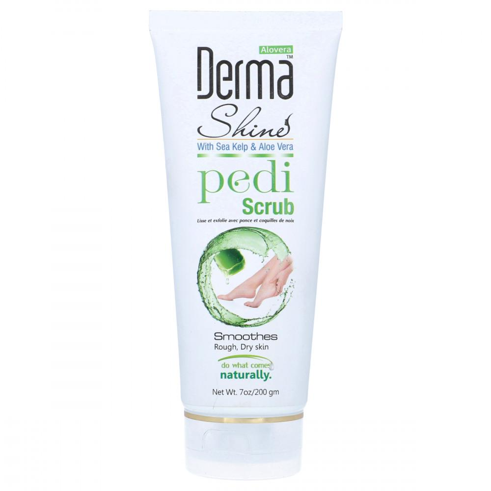 DERMA SHINE PEDI SCRUB WITH SEA KELP & ALOE VERA 200GM