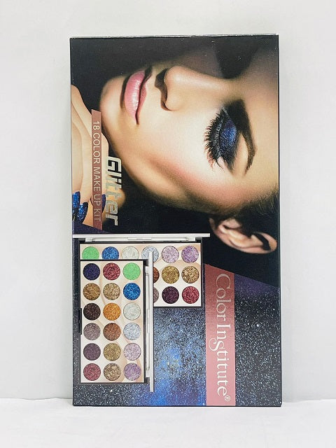 COLOR INSTITUTE GLITTER 18 COLOR MAKEUP KIT