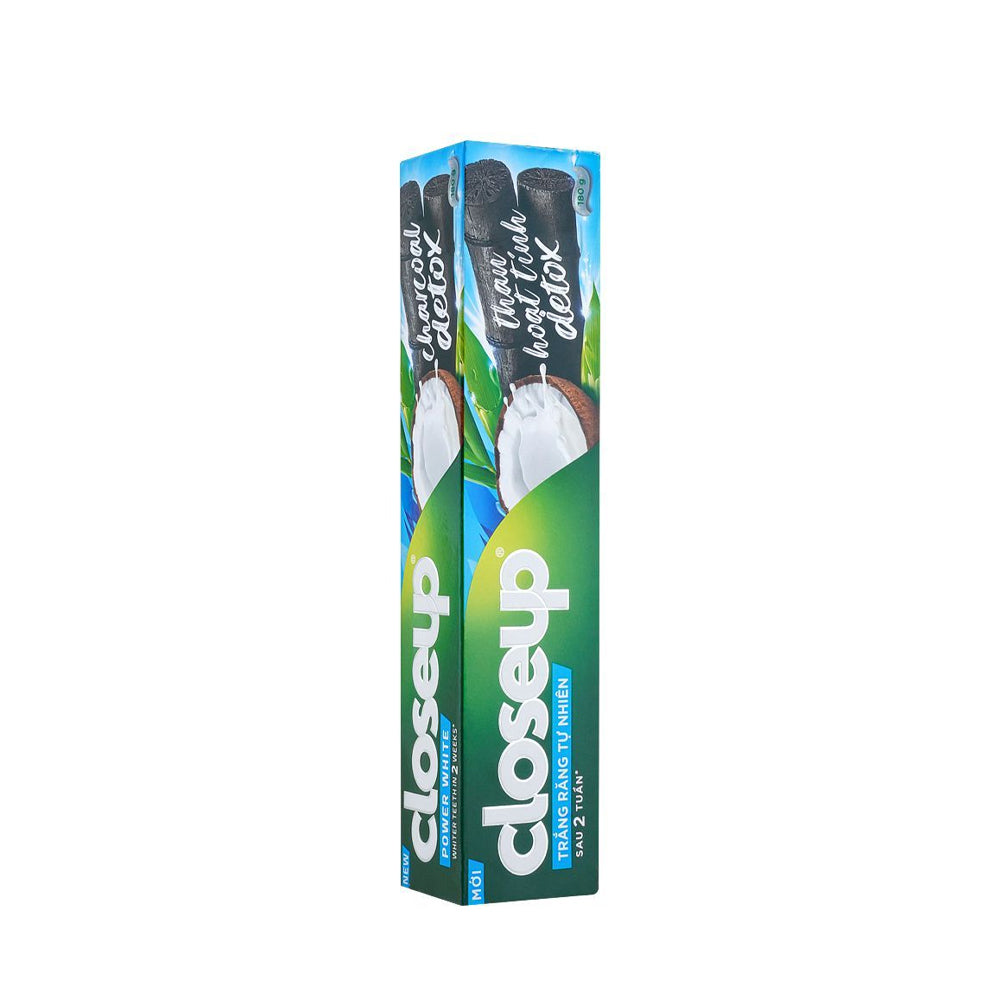 CLOSEUP TOOTHPASTE POWER WHITE CHARCOAL DETOX 180GM