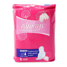 ALWAYS SANITARY PADS MAXI THICK EXTRA LONG 6PCS