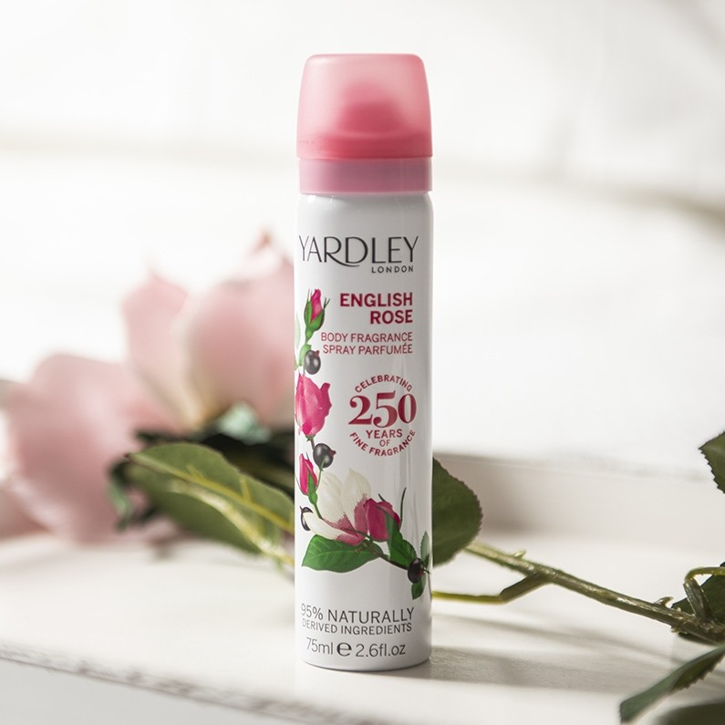 YARDLEY LONDON BODYSPRAY ENGLISH ROSE 150ML