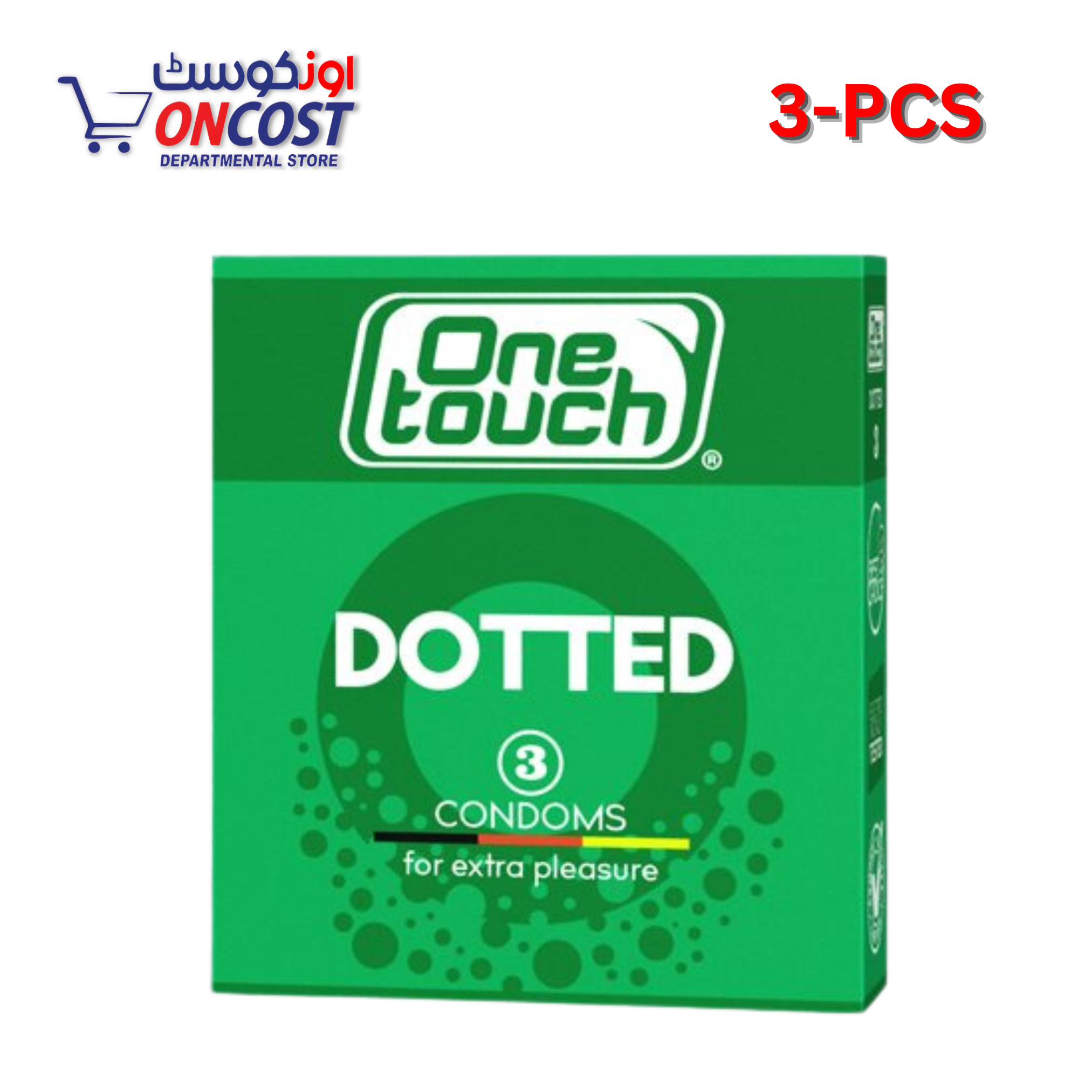 ONE TOUCH DOTTED CONDOM 3PCS