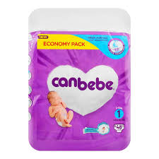 CANBEBE DIAPERS NEW BORN NO1 2-5KG 48PCS