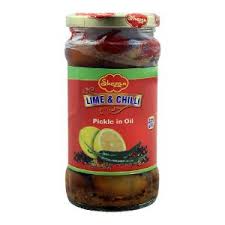 SHEZAN LIME CHILLI PICKLE IN OIL 310GM