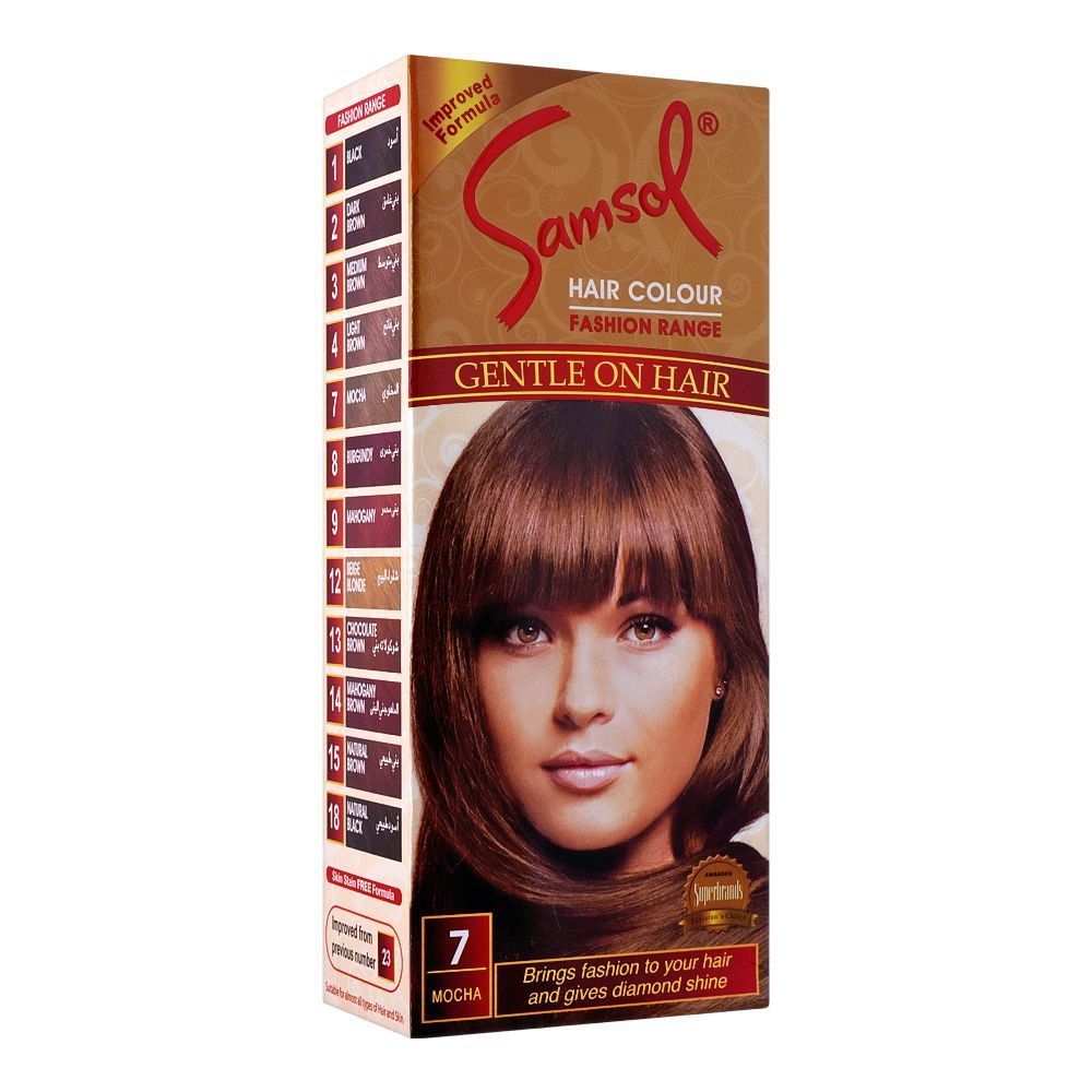 SAMSOL HAIR COLOUR NO 7 MOCHA