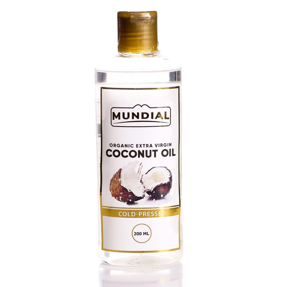 MUNDIAL ORGANIC EXTRA VIRGIN COCONUT OIL 200ML