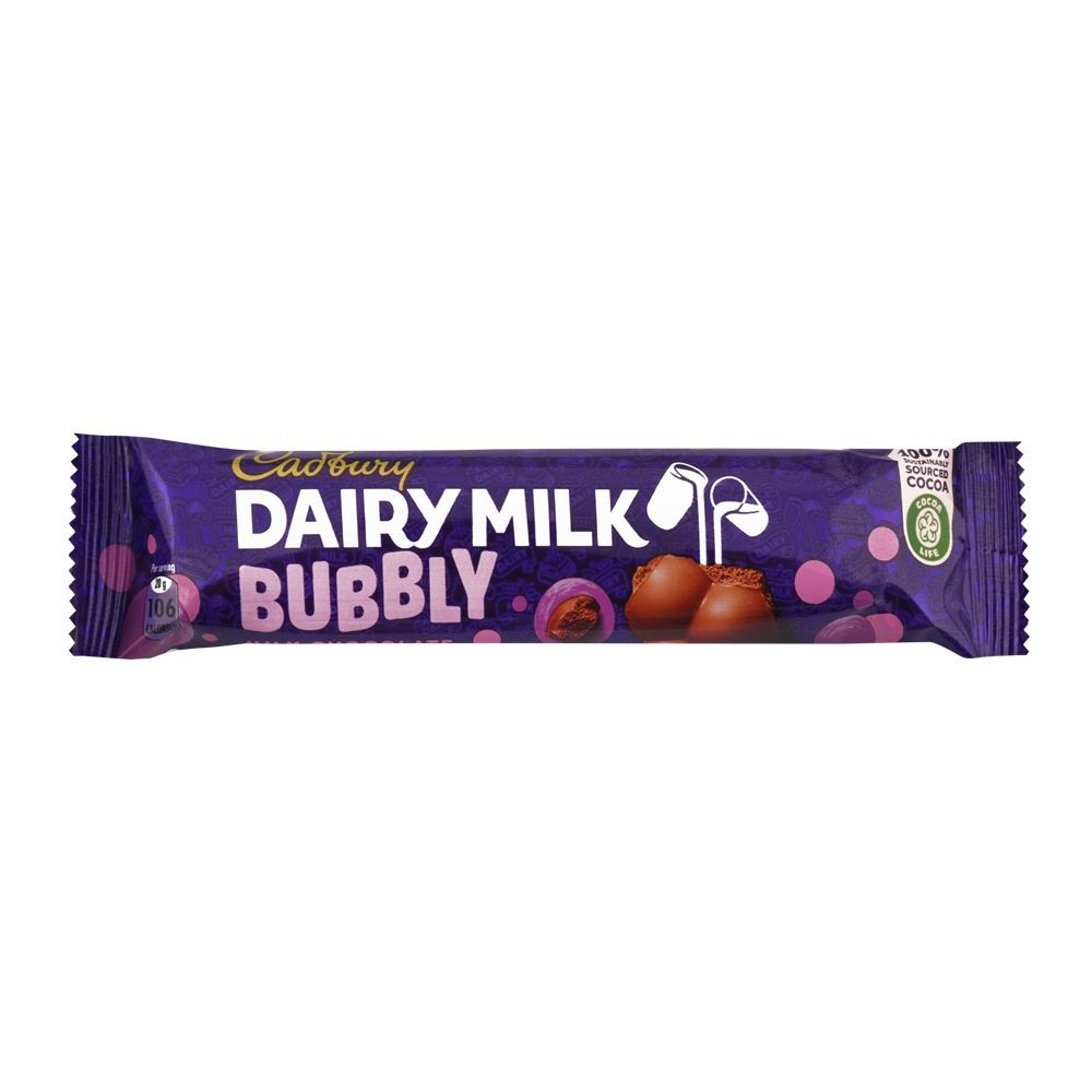 CADBURY DAIRY MILK CHOCOLATE BUBBLY 20GM