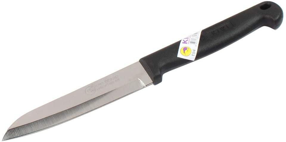 KIWI STAINLESS STEEL KNIFE PLASTIC HANDLE NO 194