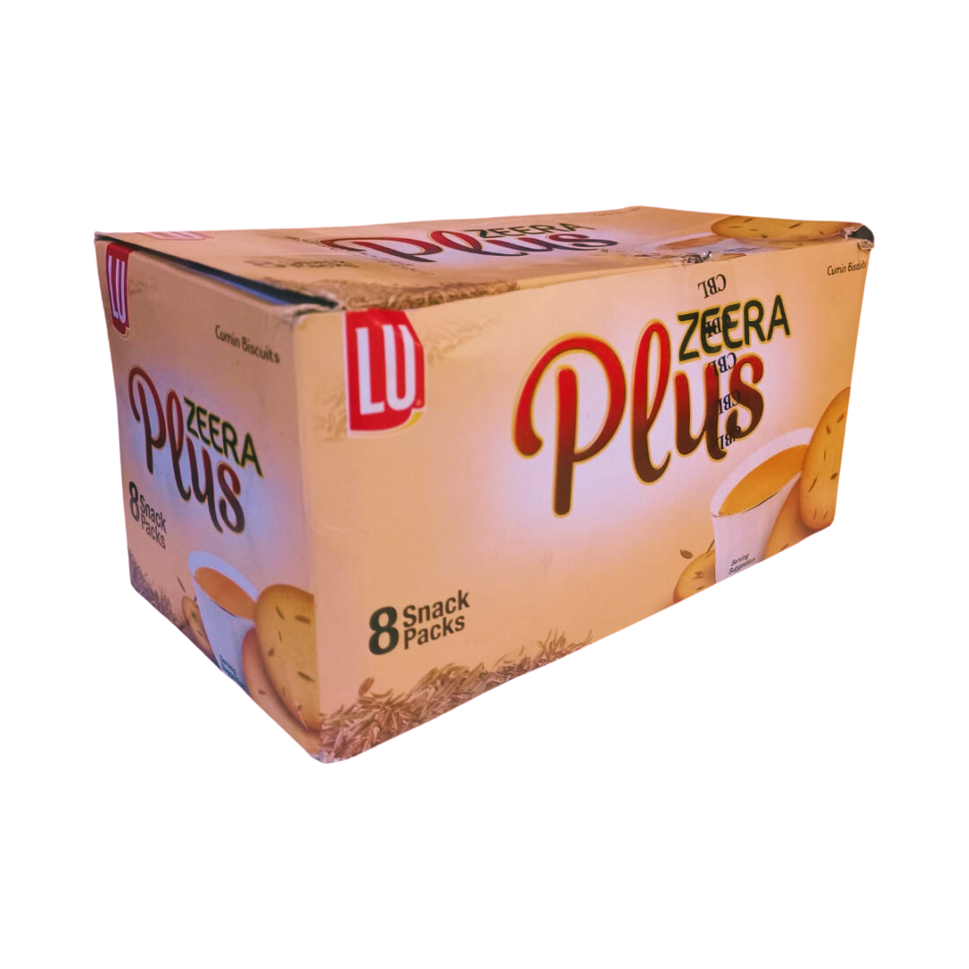 LU ZEERA PLUS BISCUIT 59.4GM 8PCS BOX