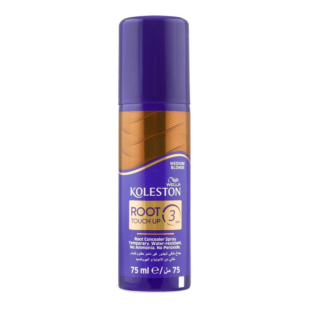 WELLA KOLESTON ROOT TOUCH UP HAIR SPRAY MEDIUM BLONDE 75ML