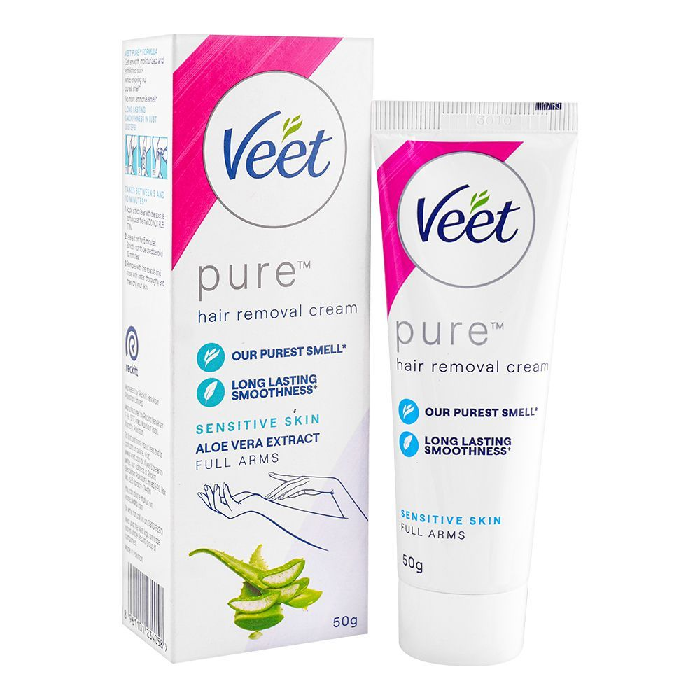 VEET ALOE VERA EXTRACT PURE HAIR REMOVAL CREAM 50GM