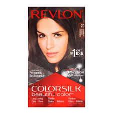 REVLON HAIR COLOR SILK BROWN BLACK 20