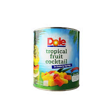 DOLE TROPICAL FRUIT COCKTAIL 3062GM