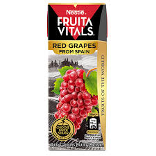 NESTLE JUICE FRUITA VITALS RED GRAPES FRUIT DRINK 200ML