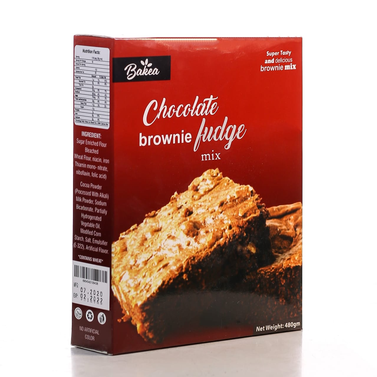 BAKEA CHOCOLATE BROWNIE FUDGE MIX 480GM