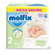 MOLFIX DIAPER MINI NO2 90PCS