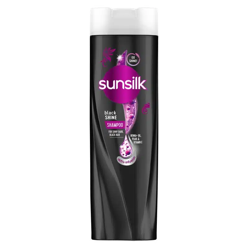 SUNSILK SHAMPOO BLACKSHINE HENNAOIL 300ML