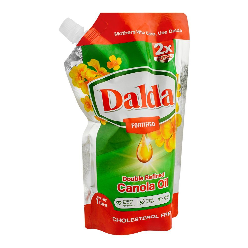 DALDA CANOLA OIL 1LTR STAND UP POUCH