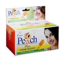 CARE PEACH PLUS CREAM BLECH LIGHTENS EXCESS DARK HAIR 100ML 32G ACC