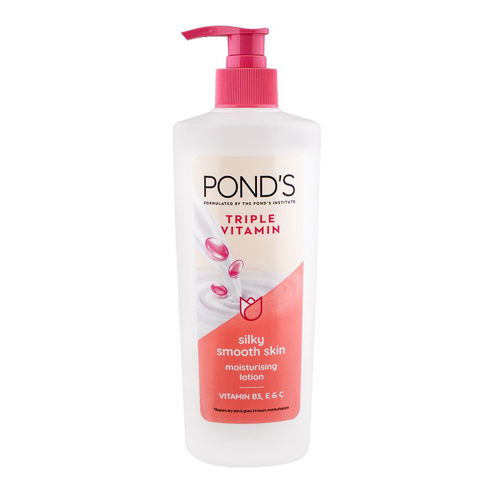 PONDS TRIPLE VITAMIN SILKY SMOOTH SKIN 400ML