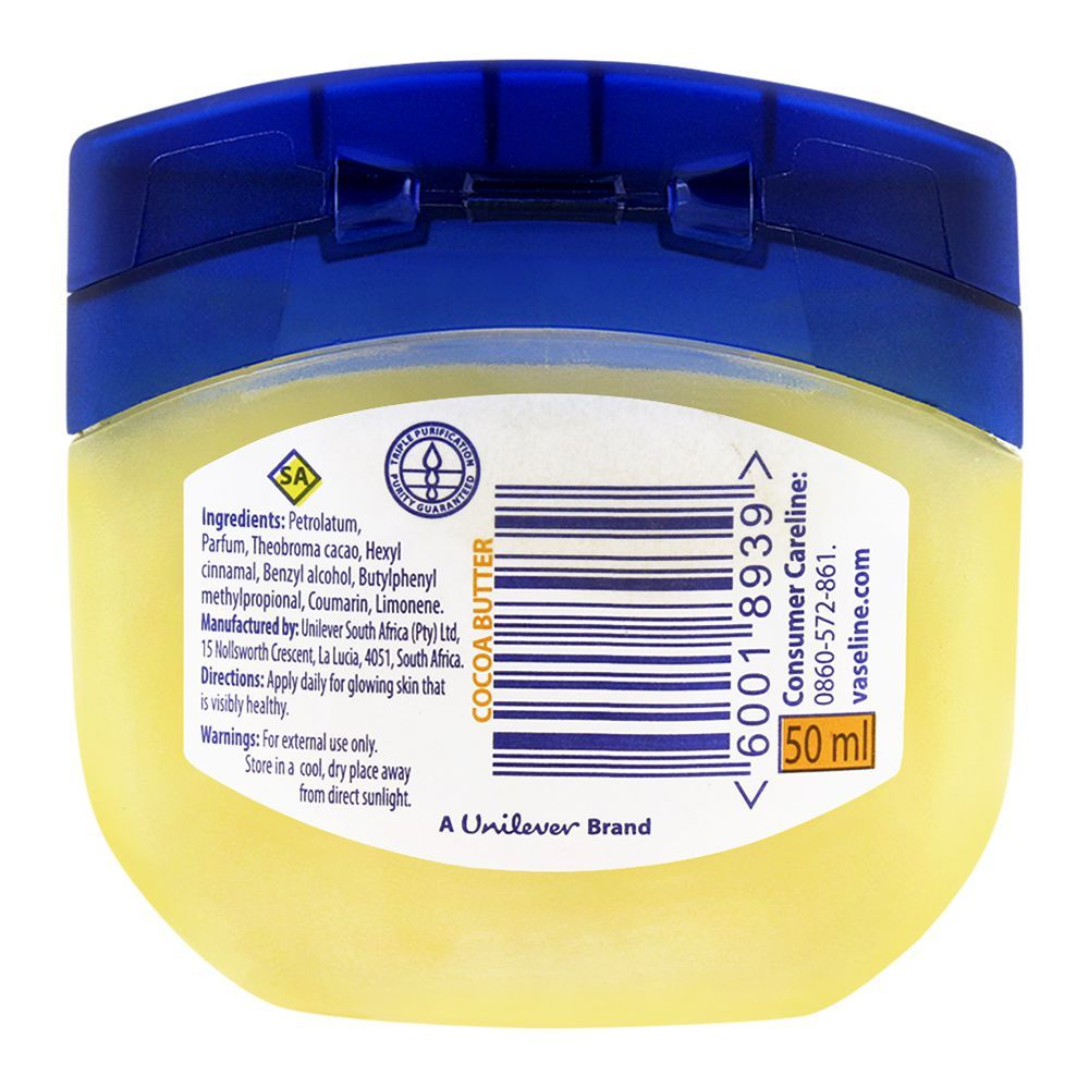 VASELINE BLUESEAL COCOA BUTTER RICH CONDITIONING JELLY 50ML